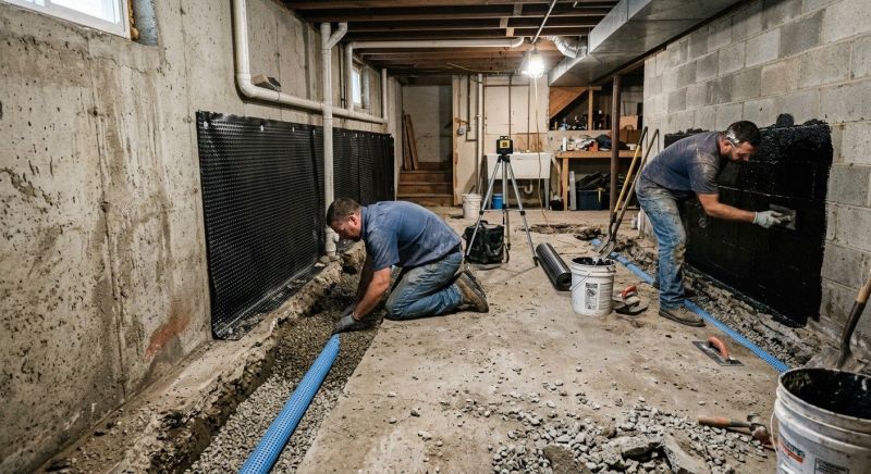 Basement Leak Repair in Fredericksburg, VA