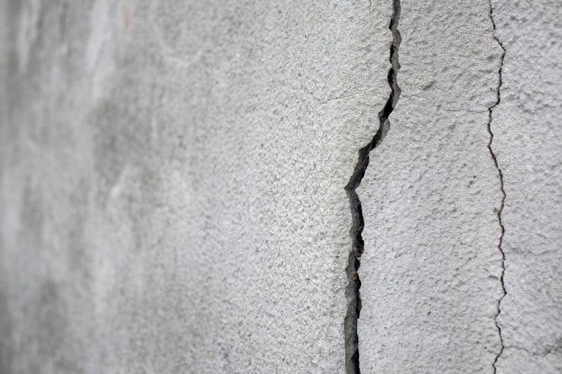 Repaired Cracks and Reinforced Walls